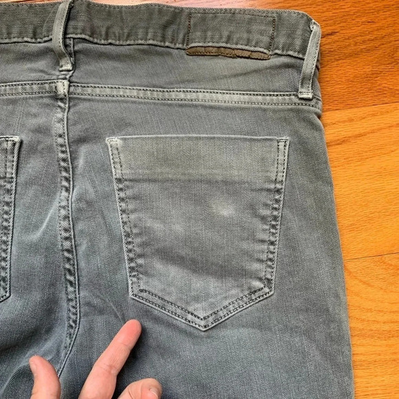 THVM Them Atelier Men's Jeans 32 X 33 Skinny Gray Premium Denim Made In USA - Picture 3 of 10